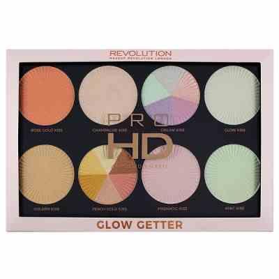 New-REVOLUTION-HD-Amplified-Palette-Glow-Getter-1.jpg پالت هایلایتر رولوشن REVOLUTION مدل Glow Getter، هشت سایه هایلایتر شاین و اکلیلی